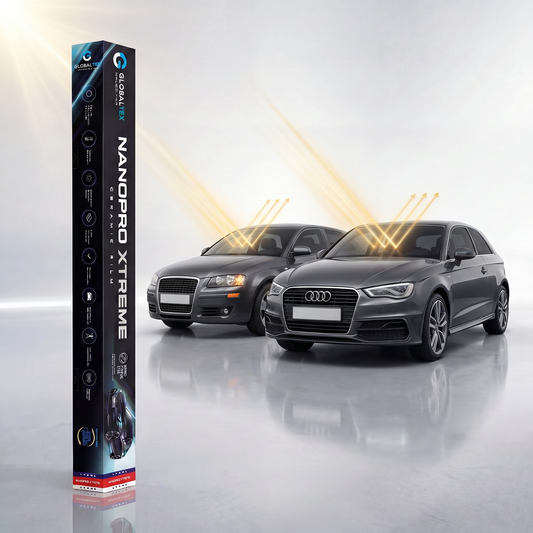Insulfilm Nano Cerâmica Audi A3 Hatch 2 Portas — Compatível com Gerações 8P e 8V 3-door (2003-2020) — Corte Computadorizado Sob Medida — Película Térmica Premium Nanopro Xtreme