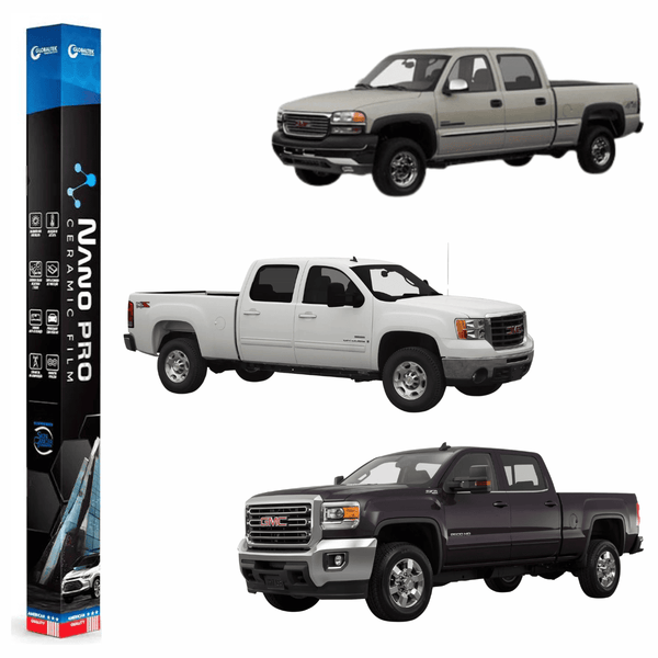 Película Insulfilm Nano Cerâmica Automotiva Térmica - GMC SIERRA 2500 CREW CAB