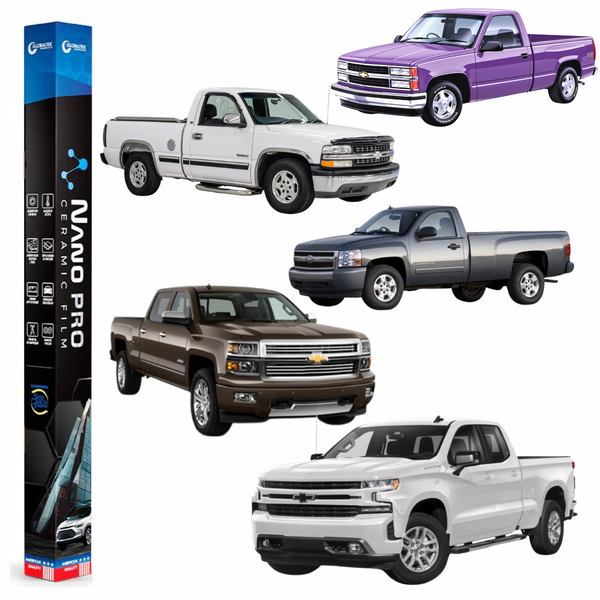 Película Insulfilm Nano Cerâmica Automotiva Térmica - SILVERADO 1500 STANDARD
