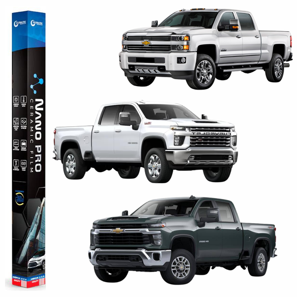 Película Insulfilm Nano Cerâmica Automotiva Térmica - SILVERADO 2500 STANDARD