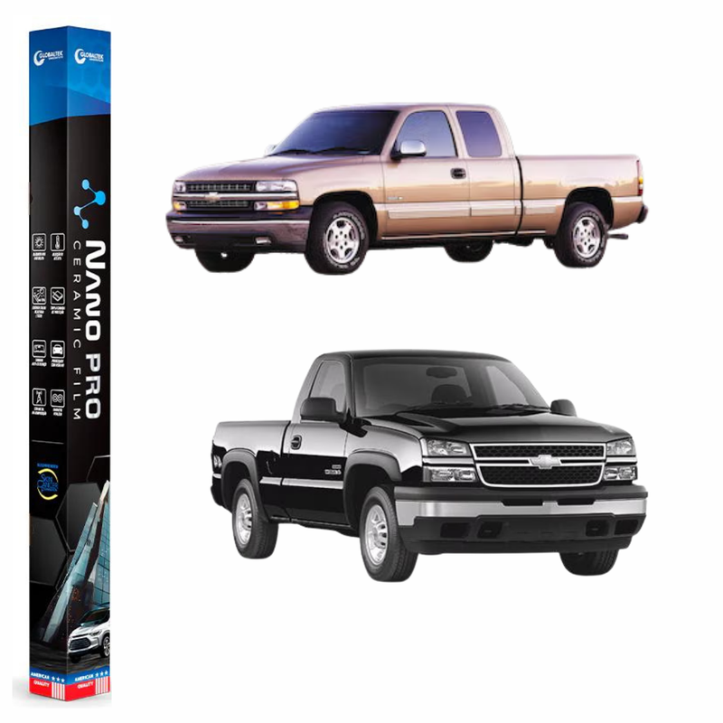 Película Insulfilm Nano Cerâmica Automotiva Térmica - SILVERADO 2P CABINE ESTENDIDA