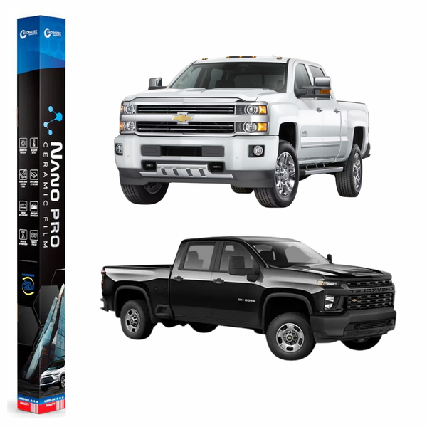 Película Insulfilm Nano Cerâmica Automotiva Térmica - SILVERADO 3500 CABINE DUPLA