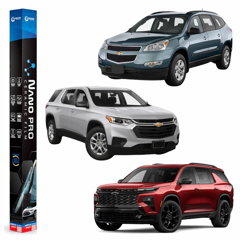 Película Insulfilm Nano Cerâmica Automotiva Térmica - CHEVROLET TRAVERSE