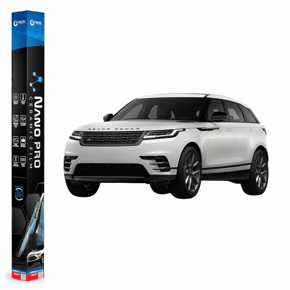 Película Insulfilm Nano Cerâmica Automotiva Térmica - LAND ROVER VELAR