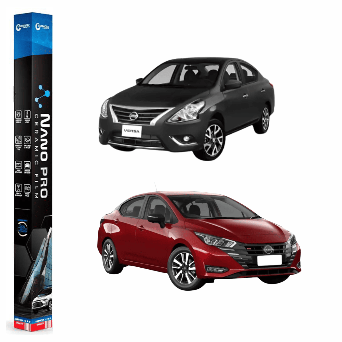 Película Insulfilm Nano Cerâmica Automotiva Térmica - NISSAN VERSA