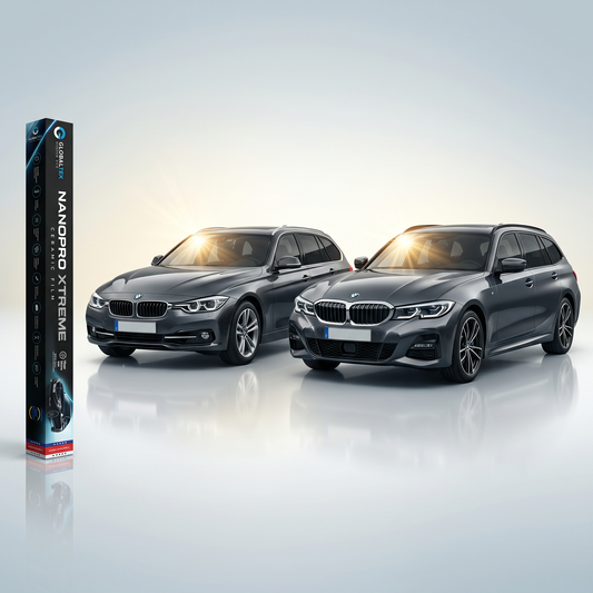 Insulfilm Nano Cerâmica BMW Série 3 Touring — Compatível com Gerações F31 e G21 (2012-2024) — Corte Computadorizado Sob Medida — Película Térmica Premium Nanopro Xtreme
