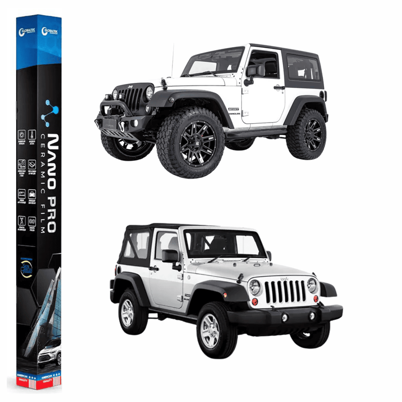 Película Insulfilm Nano Cerâmica Automotiva Térmica - JEEP WRANGLER 2 PORTAS