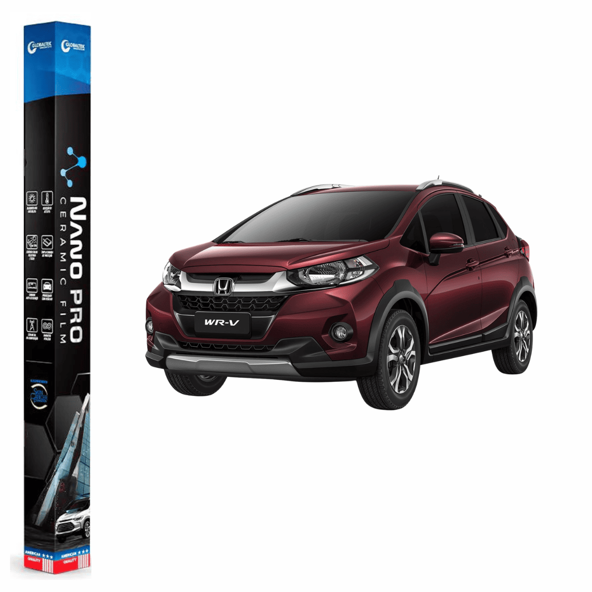 Película Insulfilm Nano Cerâmica Automotiva Térmica - HONDA WRV