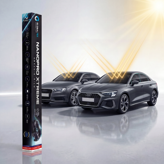 Insulfilm Nano Cerâmica Audi A3 Sedan — Compatível com Gerações 8V e 8Y (2014-2026) — Corte Computadorizado Sob Medida — Película Térmica Premium Nanopro Xtreme