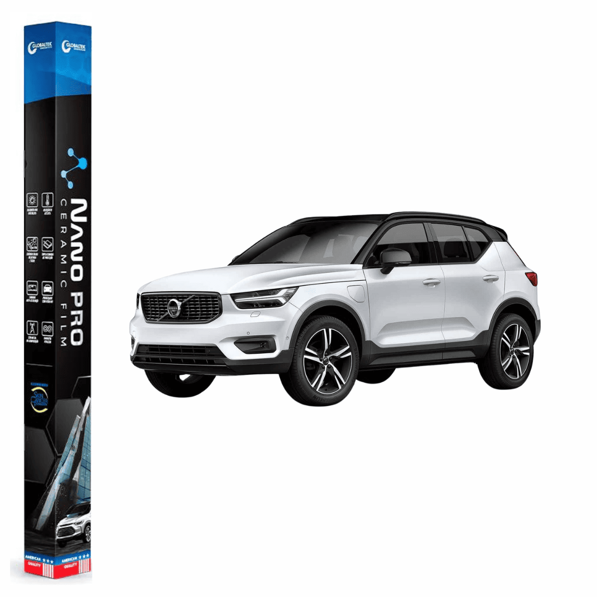 Película Insulfilm Nano Cerâmica Automotiva Térmica - VOLVO XC40