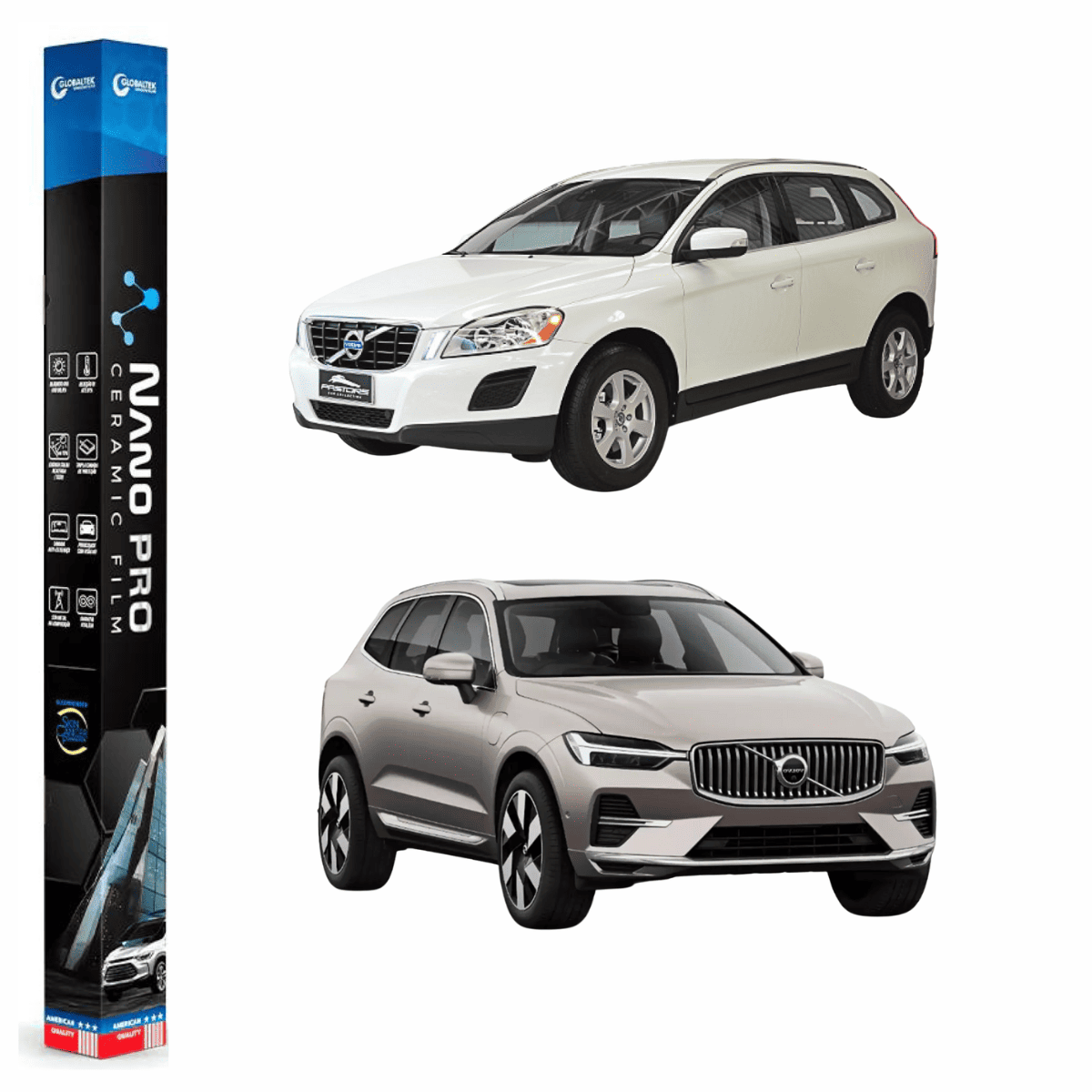 Película Insulfilm Nano Cerâmica Automotiva Térmica - VOLVO XC60