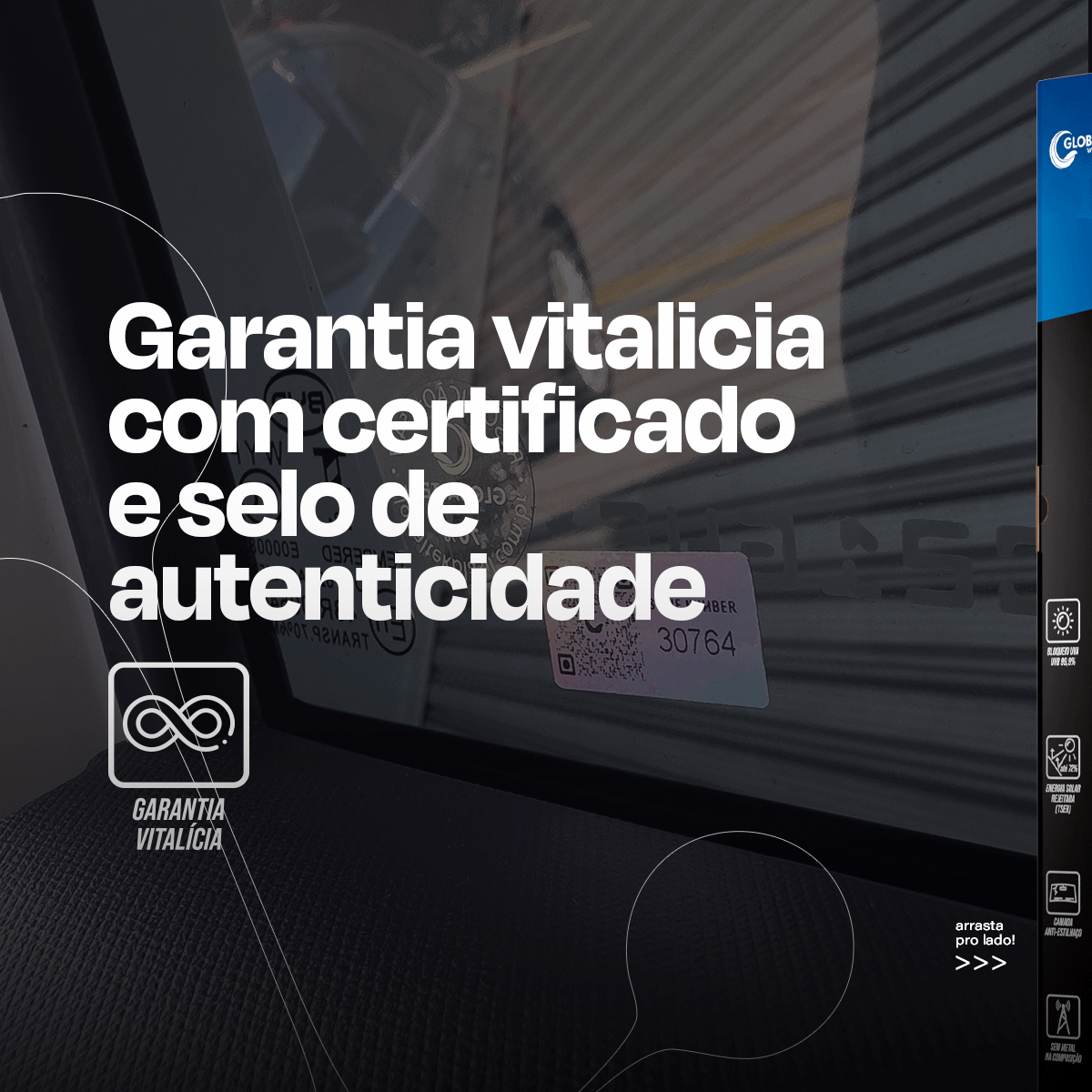 Película Insulfilm Nano Cerâmica Automotiva Térmica - MERCEDES BENZ GLK