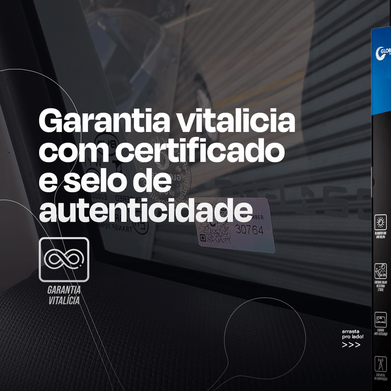 Película Insulfilm Nano Cerâmica Automotiva Térmica - CHEVROLET TRAVERSE
