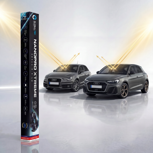 Insulfilm Nano Cerâmica Audi A1 Sportback 4 Portas — Compatível com Gerações 8X e 8Y (2010-2024) — Corte Computadorizado Sob Medida — Película Térmica Premium Nanopro Xtreme