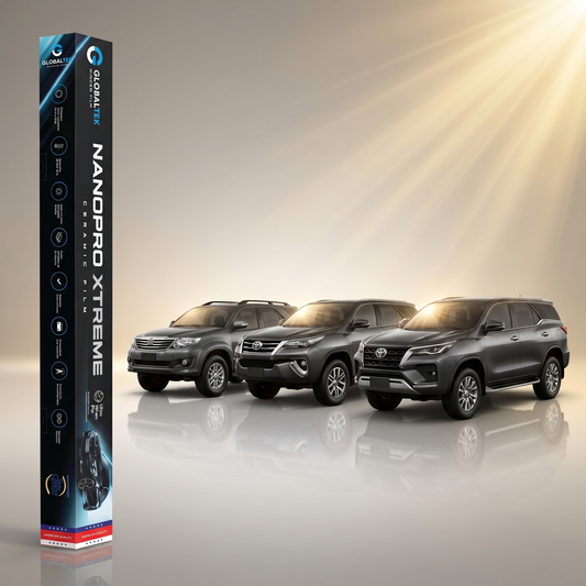 Insulfilm Nano Cerâmica Toyota SW4 — Compatível com Gerações 7ª e 8ª (2005-2026) — Corte Computadorizado Sob Medida — Película Térmica Premium Nanopro Xtreme