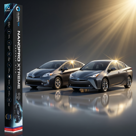 Insulfilm Nano Cerâmica Toyota Prius — Compatível com Gerações 3ª e 4ª (2010-2024) — Corte Computadorizado Sob Medida — Película Térmica Premium Nanopro Xtreme