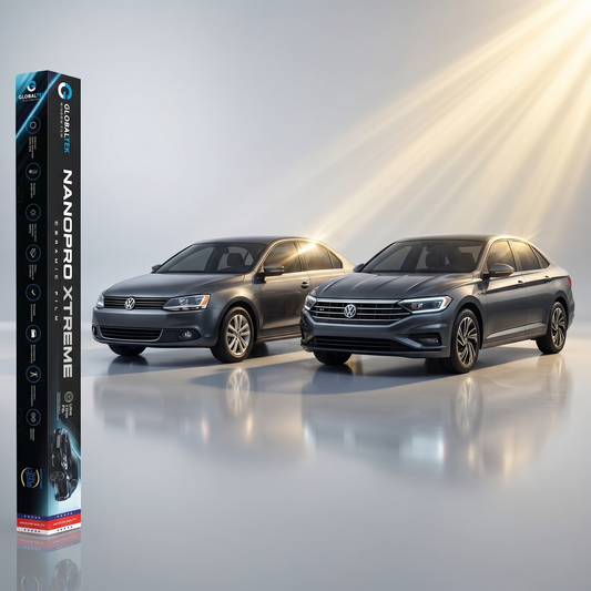 Insulfilm Nano Cerâmica Volkswagen Jetta — Compatível Gerações MK6 e MK7 (2011-2025) — Corte Computadorizado Sob Medida — Película Térmica Premium Nanopro Xtreme