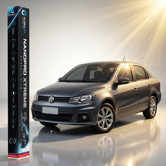 Insulfilm Nano Cerâmica Volkswagen Voyage — Corte Computadorizado Sob Medida — Película Térmica Premium Nanopro Xtreme