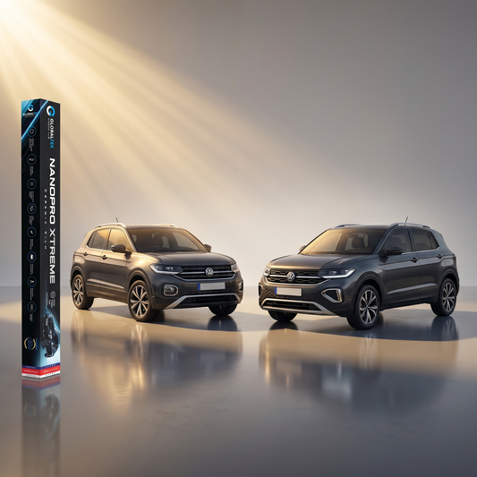 Insulfilm Nano Cerâmica Volkswagen T-Cross — Compatível 2019-2025 (Geração e Facelift) — Corte Computadorizado Sob Medida — Película Térmica Premium Nanopro Xtreme
