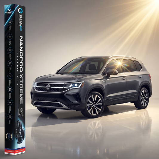 Insulfilm Nano Cerâmica Volkswagen Taos — Corte Computadorizado Sob Medida — Película Térmica Premium Nanopro Xtreme