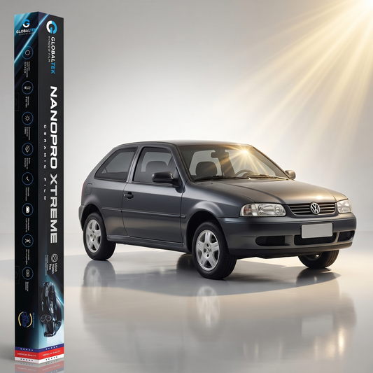 Insulfilm Nano Cerâmica Volkswagen Gol G2 2 Portas — Corte Computadorizado Sob Medida — Película Térmica Premium Nanopro Xtreme