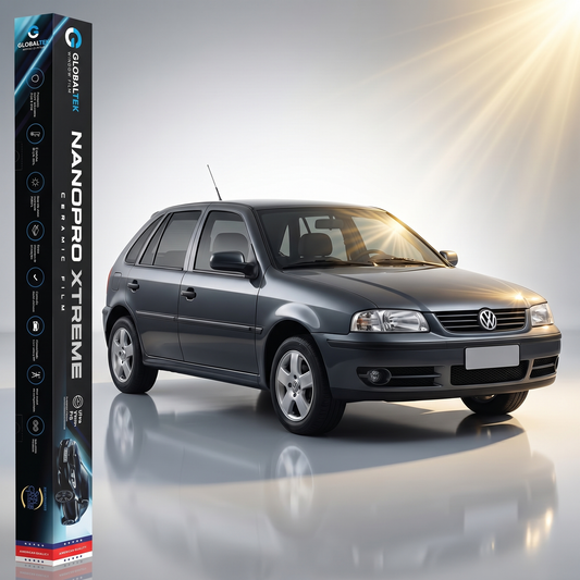 Insulfilm Nano Cerâmica Volkswagen Gol G3 4 Portas — Corte Computadorizado Sob Medida — Película Térmica Premium Nanopro Xtreme