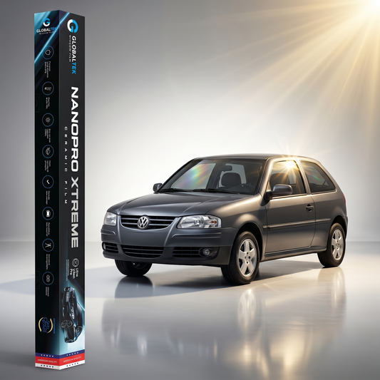 Insulfilm Nano Cerâmica Volkswagen Gol G4 2 Portas — Corte Computadorizado Sob Medida — Película Térmica Premium Nanopro Xtreme