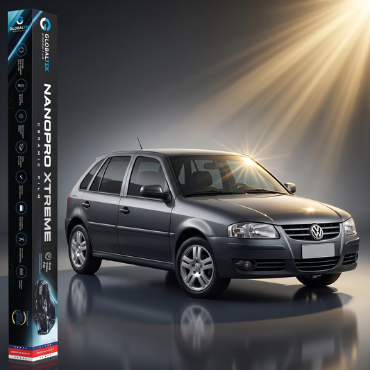 Insulfilm Nano Cerâmica Volkswagen Gol G4 4 Portas — Corte Computadorizado Sob Medida — Película Térmica Premium Nanopro Xtreme