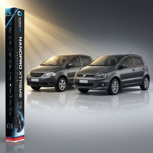 Insulfilm Nano Cerâmica Volkswagen Fox 4 Portas — Compatível Geração e Facelift — Corte Computadorizado Sob Medida — Película Térmica Premium Nanopro Xtreme
