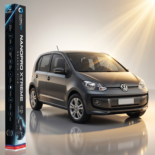 Insulfilm Nano Cerâmica Volkswagen Up 4 Portas — Corte Computadorizado Sob Medida — Película Térmica Premium Nanopro Xtreme