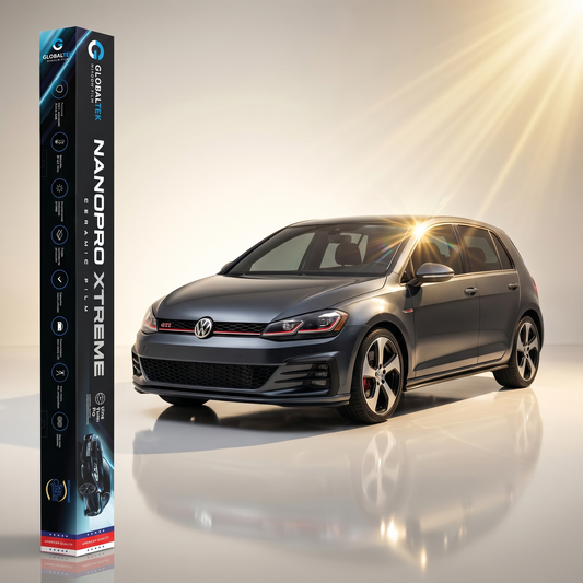 Insulfilm Nano Cerâmica Volkswagen Golf GTI — Corte Computadorizado Sob Medida — Película Térmica Premium Nanopro Xtreme