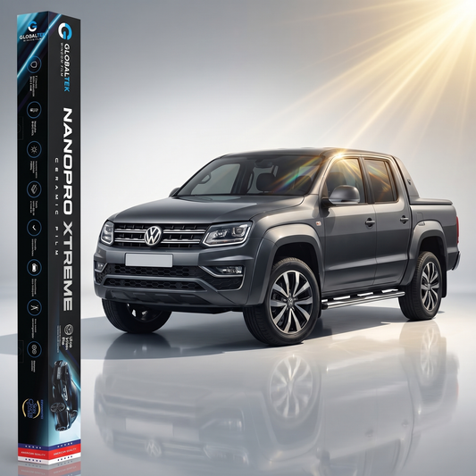 Insulfilm Nano Cerâmica Volkswagen Amarok Cabine Dupla — Corte Computadorizado Sob Medida — Película Térmica Premium Nanopro Xtreme