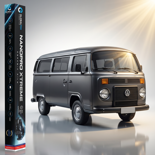 Insulfilm Nano Cerâmica Volkswagen Kombi — Corte Computadorizado Sob Medida — Película Térmica Premium Nanopro Xtreme