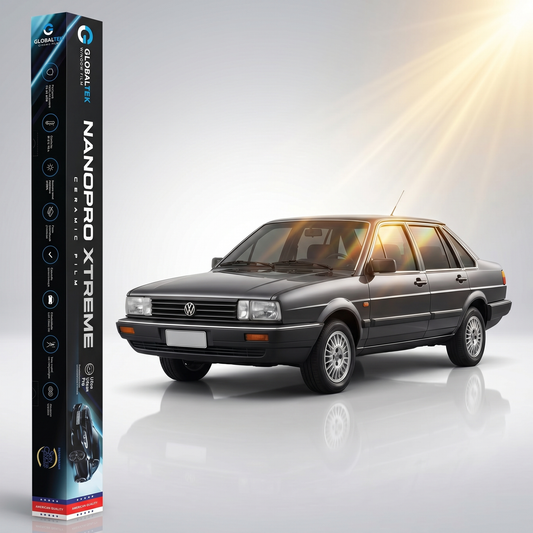 Insulfilm Nano Cerâmica Volkswagen Santana 4 Portas — Corte Computadorizado Sob Medida — Película Térmica Premium Nanopro Xtreme