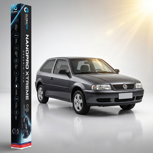 Insulfilm Nano Cerâmica Volkswagen Parati 2 Portas — Corte Computadorizado Sob Medida — Película Térmica Premium Nanopro Xtreme