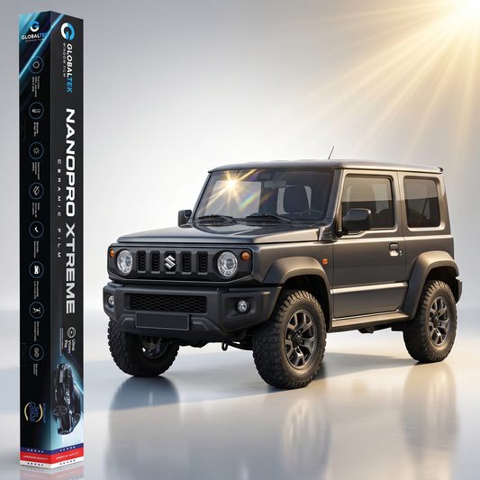 Insulfilm Nano Cerâmica Suzuki Jimny — Corte Computadorizado Sob Medida — Película Térmica Premium Nanopro Xtreme