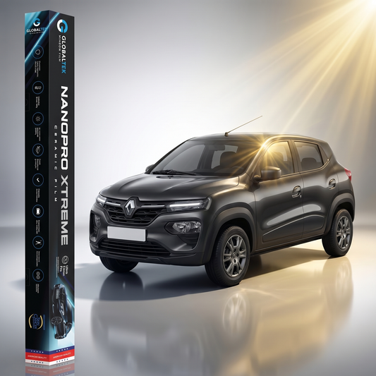 Insulfilm Nano Cerâmica Renault Kwid — Corte Computadorizado Sob Medida — Película Térmica Premium Nanopro Xtreme