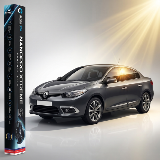 Insulfilm Nano Cerâmica Renault Fluence — Corte Computadorizado Sob Medida — Película Térmica Premium Nanopro Xtreme