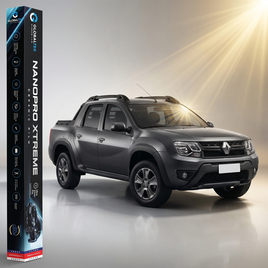 Insulfilm Nano Cerâmica Renault Oroch — Corte Computadorizado Sob Medida — Película Térmica Premium Nanopro Xtreme