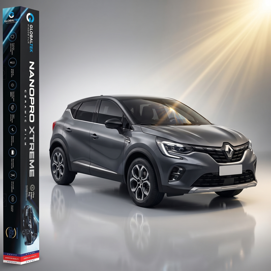 Insulfilm Nano Cerâmica Renault Captur — Corte Computadorizado Sob Medida — Película Térmica Premium Nanopro Xtreme