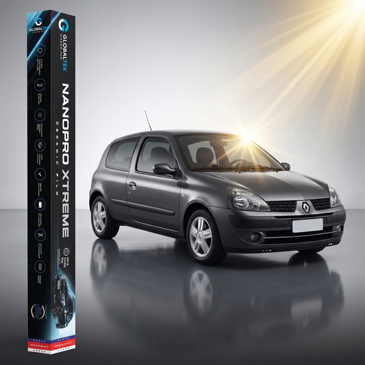 Insulfilm Nano Cerâmica Renault Clio 2 Portas — Corte Computadorizado Sob Medida — Película Térmica Premium Nanopro Xtreme