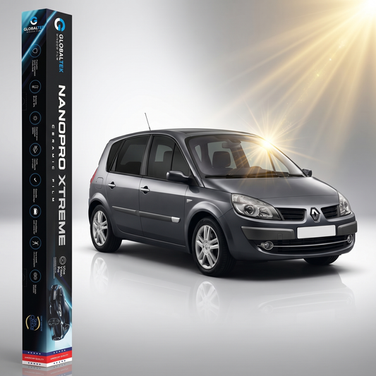 Insulfilm Nano Cerâmica Renault Scenic — Corte Computadorizado Sob Medida — Película Térmica Premium Nanopro Xtreme