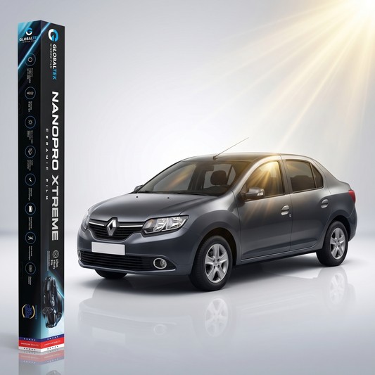 Insulfilm Nano Cerâmica Renault Symbol — Corte Computadorizado Sob Medida — Película Térmica Premium Nanopro Xtreme