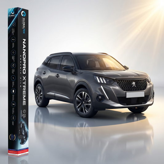 Insulfilm Nano Cerâmica Peugeot 2008 — Corte Computadorizado Sob Medida — Película Térmica Premium Nanopro Xtreme