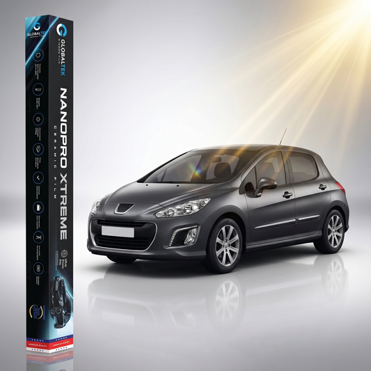 Insulfilm Nano Cerâmica Peugeot 308 — Corte Computadorizado Sob Medida — Película Térmica Premium Nanopro Xtreme