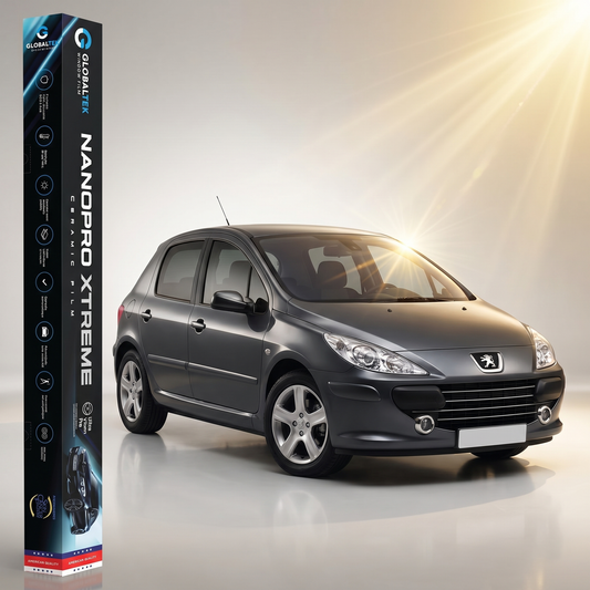 Insulfilm Nano Cerâmica Peugeot 307 — Corte Computadorizado Sob Medida — Película Térmica Premium Nanopro Xtreme