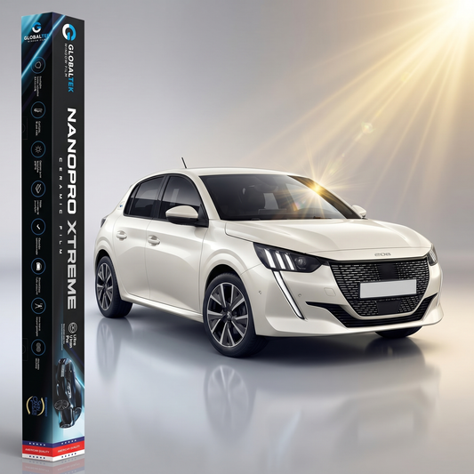 Insulfilm Nano Cerâmica Peugeot 208 Elétrico — Corte Computadorizado Sob Medida — Película Térmica Premium Nanopro Xtreme