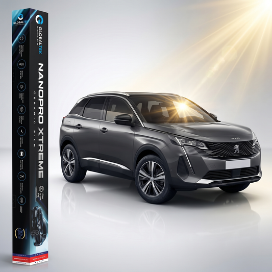 Insulfilm Nano Cerâmica Peugeot 3008 — Corte Computadorizado Sob Medida — Película Térmica Premium Nanopro Xtreme