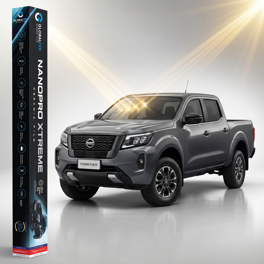 Insulfilm Nano Cerâmica Nissan Frontier — Corte Computadorizado Sob Medida — Película Térmica Premium Nanopro Xtreme