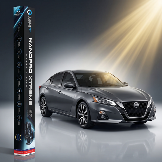 Insulfilm Nano Cerâmica Nissan Altima — Corte Computadorizado Sob Medida — Película Térmica Premium Nanopro Xtreme